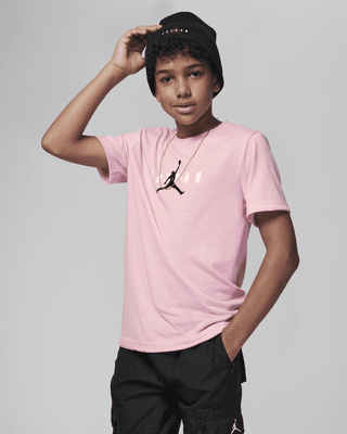 Pink and blue jordan shirt shop